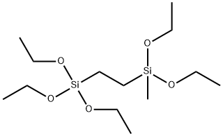 1-(TRIETHOXYSILYL)-2-(DIETHOXYMETHYLSILYL)ETHANE Structural