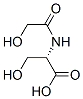 L-Serine, N-(hydroxyacetyl)- (9CI) Structural