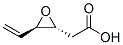 Oxiraneacetic  acid,  3-ethenyl-,  trans-  (9CI) Structural
