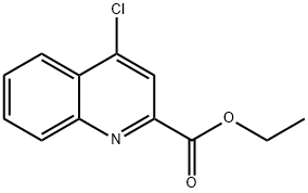 ETHYL 4-CHLOROQUINOLINE-2-CARBOXYLATE Structural