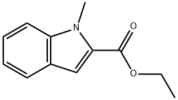 2-(Ethoxycarbonyl)-N-Methylindole Structural