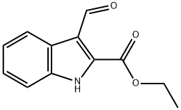 3-FORMYL-1H-INDOLE-2-CARBOXYLIC ACID ETHYL ESTER Structural