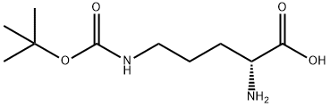 H-D-ORN(BOC)-OH Structural