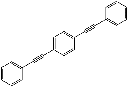 1,4-BIS(PHENYLETHYNYL)BENZENE Structural