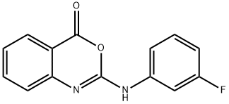 2-(3-FLUOROANILINO)-4H-3,1-BENZOXAZIN-4-ONE