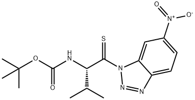 BOC-THIONOVAL-1-(6-NITRO)BENZOTRIAZOLIDE Structural