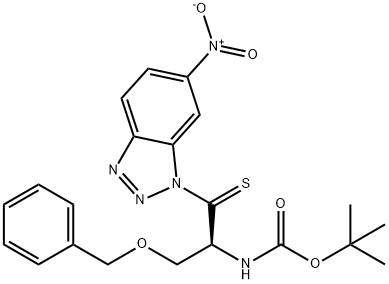 BOC-THIONOSER(BZL)-1-(6-NITRO)BENZOTRIAZOLIDE Structural