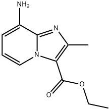 ethyl 8-amino-2-methylimidazo[1,2-a]pyridine-3-carboxylate Structural