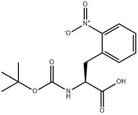 BOC-L-2-NITROPHENYLALANINE Structural