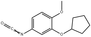 3-(CYCLOPENTYLOXY)-4-METHOXYPHENYL ISOCYANATE Structural