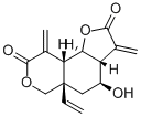 2H-Furo(2,3-f)(2)benzopyran-2,8(3H)-dione, 3a-beta,4,5,5a,6,9,9a-beta, 9b-alpha-octahydro-3,9-dimethylene-4-beta-hydroxy-5a-beta-vinyl-, (+)-