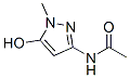 Acetamide,  N-(5-hydroxy-1-methyl-1H-pyrazol-3-yl)- Structural