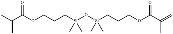 1,3-Bis(3-methacryloxypropyl)tetramethyldisiloxane Structural