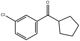 3-CHLOROPHENYL CYCLOPENTYL KETONE Structural