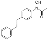 N-hydroxy-4-acetylaminostilbene Structural