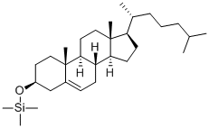 O-TRIMETHYLSILYLCHOLESTEROL Structural