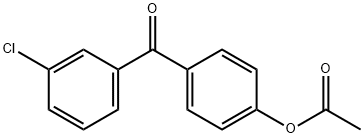 4-ACETOXY-3'-CHLOROBENZOPHENONE Structural