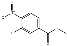 METHYL 3-FLUORO-4-NITROBENZENECARBOXYLATE Structural Picture