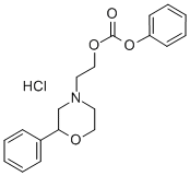 Carbonic acid, phenyl 2-(2-phenyl-4-morpholinyl)ethyl ester, hydrochlo ride Structural