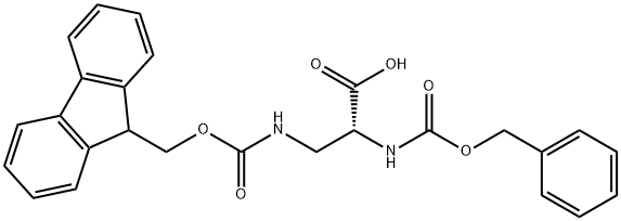 Z-D-DAP(FMOC)-OH Structural