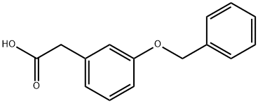 (3-BENZYLOXY-PHENYL)-ACETIC ACID Structural