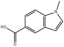 1-METHYL-1H-INDOLE-5-CARBOXYLIC ACID Structural