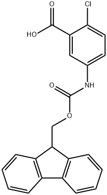 FMOC-5-AMINO-2-CHLOROBENZOIC ACID,N-FMOC-5-AMINO-2-CHLOROBENZOIC ACID