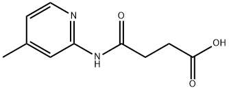 4-[(4-METHYL-2-PYRIDINYL)AMINO]-4-OXOBUTANOIC ACID Structural