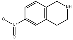 6-NITRO-1,2,3,4-TETRAHYDRO-ISOQUINOLINE Structural