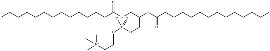 1,2-DIMYRISTOYL-RAC-GLYCERO-3-PHOSPHOCHOLINE Structural