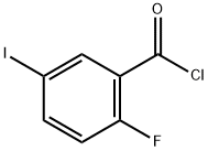 2-FLUORO-5-IODOBENZOYL CHLORIDE Structural