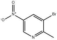 3-BROMO-2-METHYL-5-NITROPYRIDINE Structural