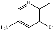 5-AMINO-3-BROMO-2-METHYLPYRIDINE Structural