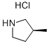 (S)-3-METHYL-PYRROLIDINE HYDROCHLORIDE
 Structural