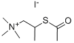 acetyl-(B-methyl)thiocholine iodide