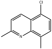 5-CHLORO-2,8-DIMETHYLQUINOLINE Structural