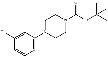 tert-butyl 4-(3-chlorophenyl)piperazine-1-carboxylate Structural