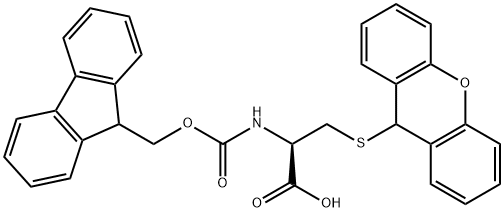 FMOC-CYS(XAN)-OH Structural