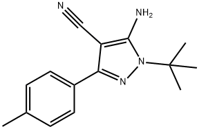 5-Amino-1-tert-butyl-3-(4-methylphenyl)-4-cyanopyrazole