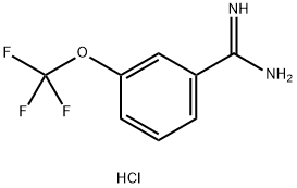 3-(Trifluoromethoxy)benzimidamide(HCl) Structural