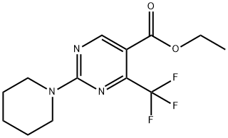 ETHYL 2-(PIPERIDIN-1-YL)-4-(TRIFLUOROMETHYL)PYRIMIDINE-5-CARBOXYLATE