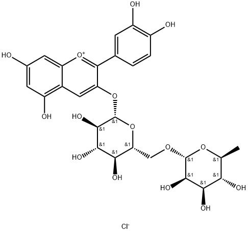 KERACYANIN CHLORIDE Structural