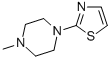 Piperazine, 1-methyl-4-(2-thiazolyl)- (9CI) Structural