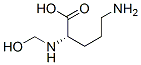 L-Ornithine, N2-(hydroxymethyl)- (9CI) Structural