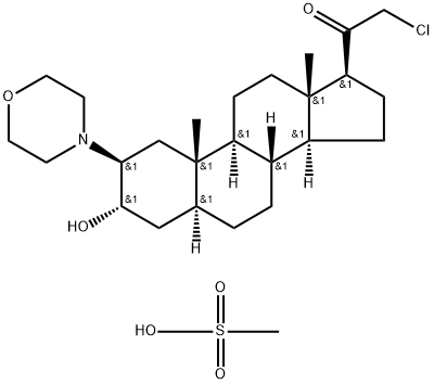 (2B,3A,5A)-21-CHLORO-3-HYDROXY-2-(4-MORPHOLINYL)PREGNAN-20-ONE