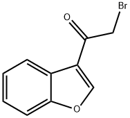 1-(1-BENZOFURAN-3-YL)-2-BROMO-1-ETHANONE Structural