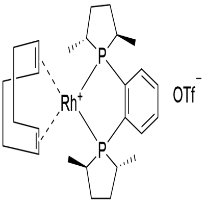 (-)-1,2(2R,5R)-2,5-(DIMETHYLPHOSPHOLANO)BENZENE(CYCLOOCTADIENE)RHODIUM(I)TRIFLUOROMETHANESULFONATE