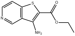 Ethyl 3-aminothieno[3,2-c]pyridine-2-carboxylate Structural