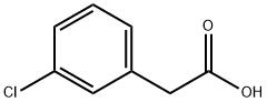 3-Chlorophenylacetic acid Structural