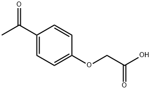 4-ACETYLPHENOXYACETIC ACID Structural